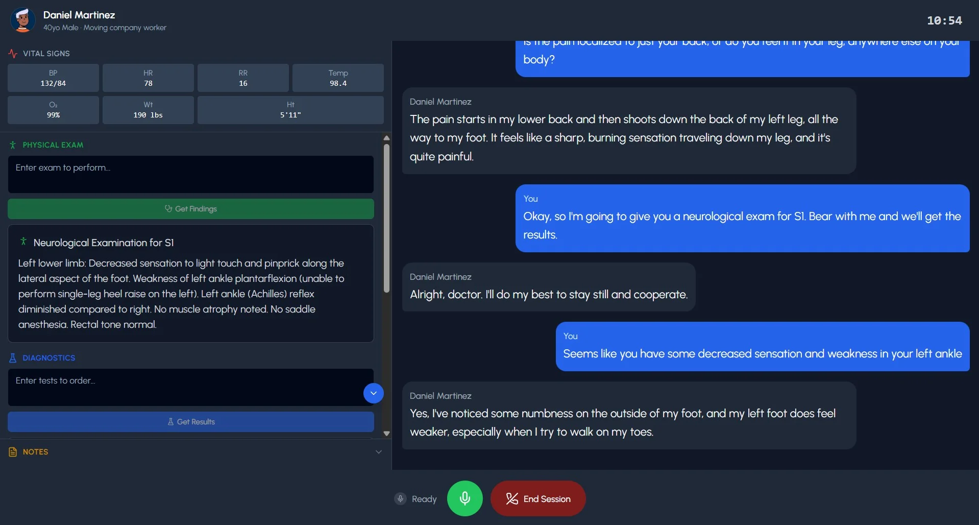 OSCE clinical skills practice platform with AI patient simulations for medical students